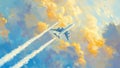 Airplane Journey Royalty Free Stock Photo
