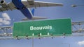 Airplane Take off Beauvais
