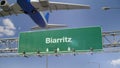 Airplane Take off Biarritz