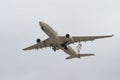 Airplane Takeoff from Airport Royalty Free Stock Photo