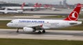 Airplane Takeoff from Airport Royalty Free Stock Photo