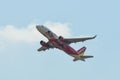 Airplane taking-off from Tan Son Nhat Airport