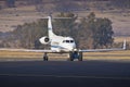 Airplane Towing & Parking Royalty Free Stock Photo