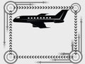 Airplane transport icon