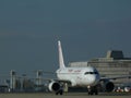 Airplane of the Tunisair company at the Paris airport