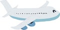 Airplane vector artwork Royalty Free Stock Photo