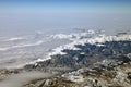 Airplane view Royalty Free Stock Photo