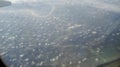 Airplane view of tripura agartala