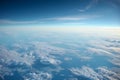 Airplane view unveils frozen North Sea, winters crisp spectacle