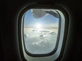 Airplane Window Royalty Free Stock Photo