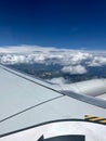 aerial view of Billings Montana from airplane Royalty Free Stock Photo