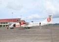 Airplane Wings Air on airport