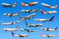 Airplanes Airlines from Europe Lufthansa Ryanair Easyjet Swiss Air France