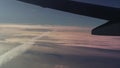 airplanes flying near by in tje sky 4k 30fps video