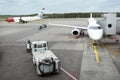 Airplanes on helsinki vantaa airport