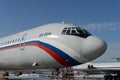 Airplanes IL-62M of the Russian Space Forces at the Chkalovsky airfield