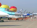 Airplanes at MAKS airshow