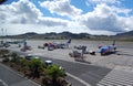 Airport action Tenerife Royalty Free Stock Photo