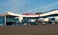 Airport in Almaty, Kazakhstan.