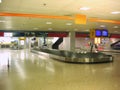 Airport baggage pickup Royalty Free Stock Photo