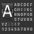 Airport Board Alphabet