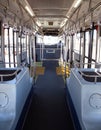 Airport bus interior