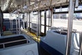 Airport bus interior