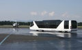 Airport bus Royalty Free Stock Photo