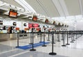 Airport check-in counters