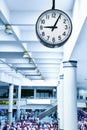 Airport clock Royalty Free Stock Photo