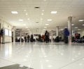 Airport concourse Royalty Free Stock Photo