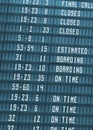 Airport Departure Board Information