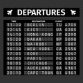 Airport Departure Board