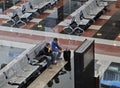 Airport departure lounge Ankara Esenboga Turkey