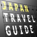 Airport display Japan travel guide