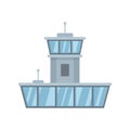 Airport duty free shop icon flat isolated vector