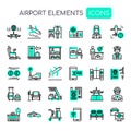 Airport Elements , Pixel Perfect Icons