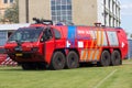 Airport firetruck Royalty Free Stock Photo
