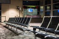 Airport flight waiting at Gate Terminal checkin chairs