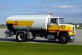 Airport Gas Truck w/Paths Royalty Free Stock Photo