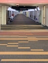 Airport gate interior with nobody