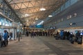 The airport hall from Tromso airport with the check in area