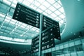 Airport information board Royalty Free Stock Photo