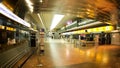 Airport in Innsbruck - Check in Royalty Free Stock Photo