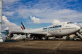 Demonstration of space technology, EADS Ariane space rocket in Le Bourget Air and Space Museum in Paris, France