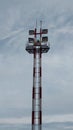 Airport light tower Royalty Free Stock Photo