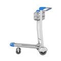 Airport Luggage Cart Isolated