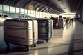 airport with luggage suitcases, airport with luggage suitcases