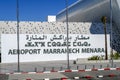 Airport of Marrakesh Menara in Morocco. Royalty Free Stock Photo