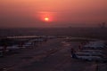 Airport operations in Istanbul AtatÃÂ¼rk Airport Royalty Free Stock Photo